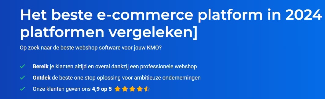 beste webshop platform